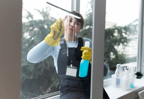 Nettoyage de vitres intérieures et extérieures à Courdemanche